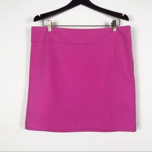 Banana Republic | Zip Mini Skirt Color Pink Sz 12